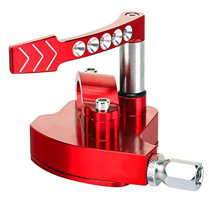 7/8 Universal Billet Thumb Throttle Lever Control Assembly CNC ATV Fit for YAMAHA Banshee Raptor 350 660 700 HD TRX 400EX 250R 450R Suzuki LTR450 250 500 LTZ400 250 500R Kawasaki - Red - color: Red