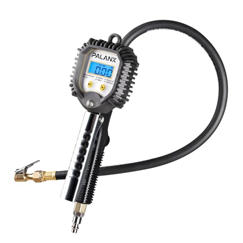 230 PSI Digital Tire Pressure Gauge with Inflator & Deflator