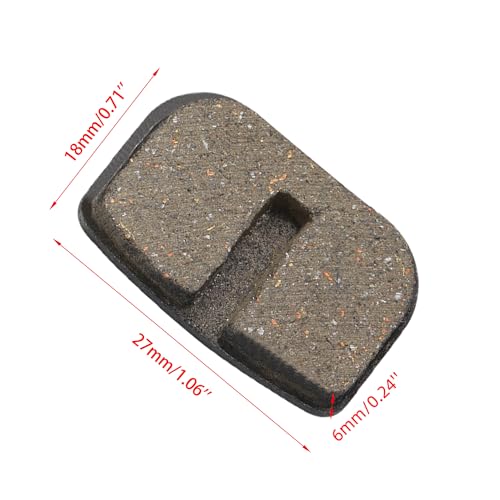 KAMIER Mini Bike Disc Brake Pads for 79cc 97cc 100cc 105cc 2.8hp Coleman CT100U CC100X Baja Doodle Bug DB30 Monster Moto MMB80 MMB105 Motovox MBX10 49cc 50cc SYX Moto Holeshot Mototec Dirt Bike Parts