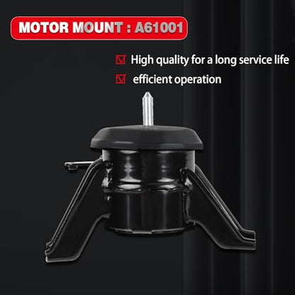 Engine Motor and Transmission Mount Kit Compatible with 2015-2019 Sonata - size: 2015-2019 Sonata 2.0L 2.4L