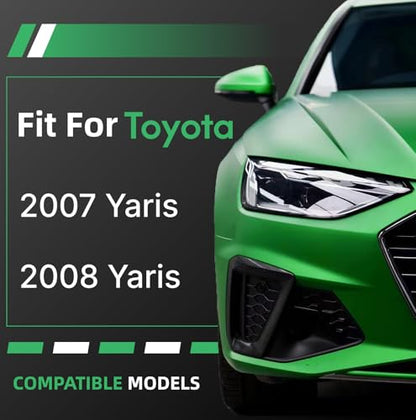 4PC Front Outer & Inner Tie Rod End Link Compatible with Fit for Toyota Yaris 2007 2008#OE EV800325 ES800311 ES800312