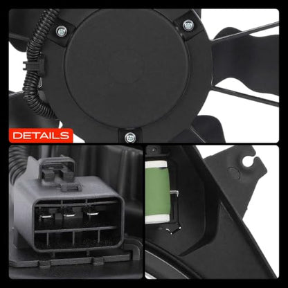 A-Premium Engine Radiator Cooling Fan Assembly