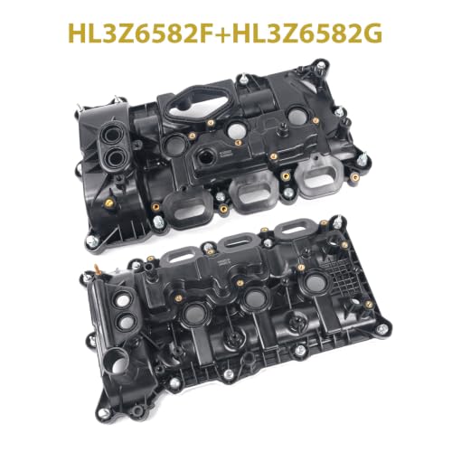 Engine Valve Cover kit Compatible with Ford F-150 2017-2020 - size: HL3Z6582F+HL3Z6582G