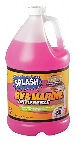 SPLASH RV & Marine Antifreeze -50°F Burst Protection, 1 Gallon (1 Pack)