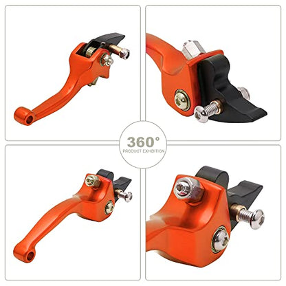 JFG RACING Dirt Bike Brake Clutch Lever 7/8" 22mm for CRF50 KLX SSR TTR 110 - color: Orange