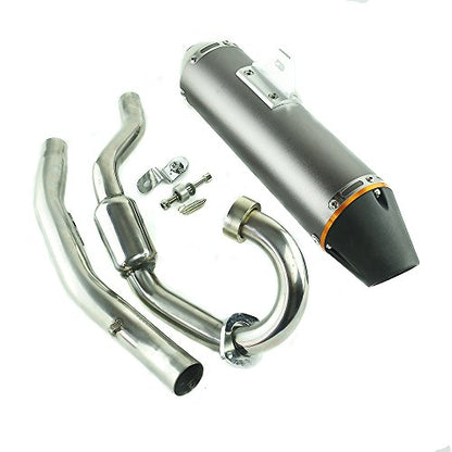Motorcycle Full Exhaust Muffler System Pipe Slip On For TTR230 2005-2016