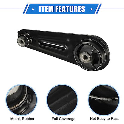 Engine Mount Compatible for Nissan Rogue 2008-2015, Anti Deform Metal Black No.11360JD01A/11360JD00A Mount Bracket