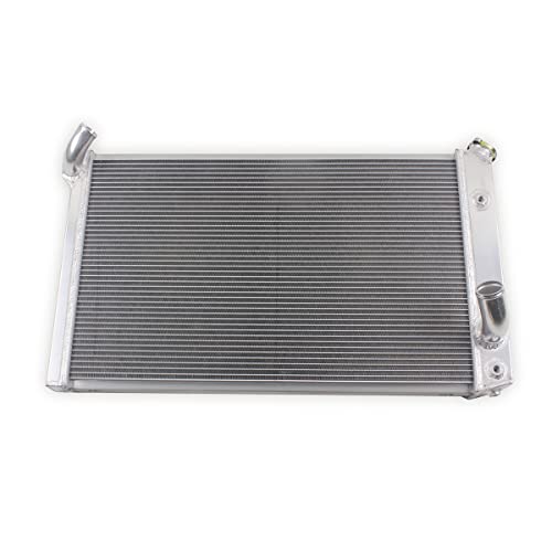 OHOB-COOL 3 Row Aluminum Radiator Replacement For 1973-1976 1974 1975 Chevy Corvette 5.7L 7.4L V8 - size: 73-76 chevy
