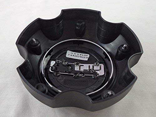 Ultra Motorsports 5 Lug Black Custom Wheel Center Cap Set of 1 Pn: 89-9756