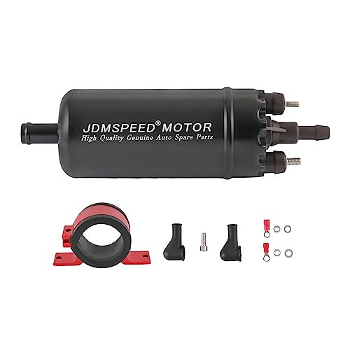 Universal Inline High Pressure Fuel Pump 12V Gasoline 0580464070 Black