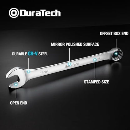 DURATECH 15/16" Combination Wrench, SAE - size: 15/16"