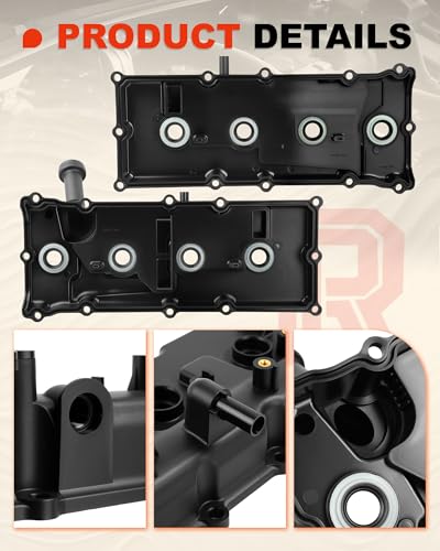 Engine Valve Cover w/Gasket, Bolts, Oil Cap for Select Ni-ssan 5.6L Models - size: 13264-ZE01A, 13264-ZE00A