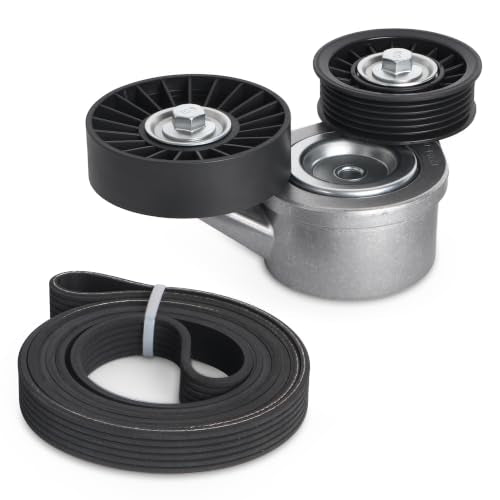 Belt Tensioner and Serpentine Belt Kit #39120 K060882 - size: for Liberty/Nitro 2009-2012