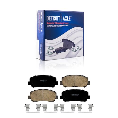 Detroit Axle - 10pc Brake Kit for 2013 2014 2015 Mazda CX-5 - size: 10PR53191/kit
