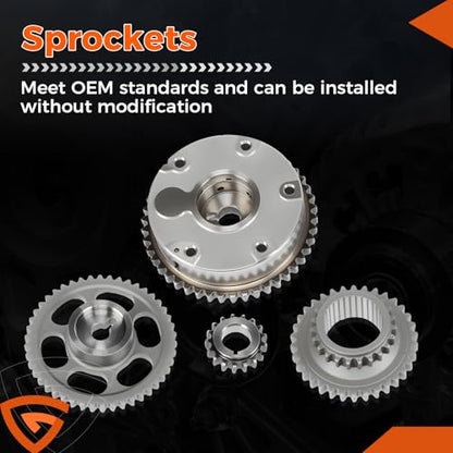 14510-R40-A01 Timing Chain Kit with Camshaft Adjuster Fit for Honda CR-V - size: 13620RAAA02