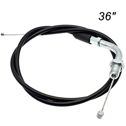 Twist Throttle and 36" Cable Handle Grip Kill Switch Set for 7/8" 22mm Handlebar 49cc 66cc 80cc Engine Motorized Bicycle Push Bike