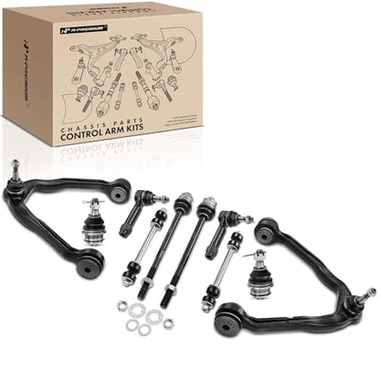 A-Premium 10Pcs Front Suspension Kit, Upper Control Arm, Lower Ball Joint - style: 10Pcs Suspension Kit