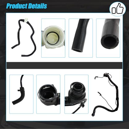 AUCERAMIC Engine Radiator Coolant Set Fit 2011-2016 for Chevy Cruze 1.4L