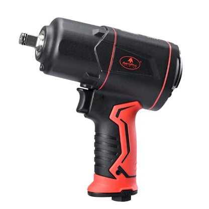 AEROPRO TOOLS 1/2-Inch Composite Air Impact Wrench Pneumatic Impact Wrench - style: 1220 ft-lbs | Lightweight Housing