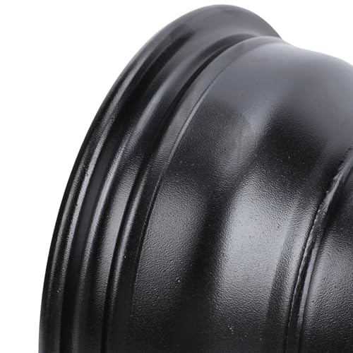 18X9.50-8 ATV Wheel Rim, 8 Inch Black Paint Coating High Strength Steel Rear Wheel Rim Hub with 4 Bolts Holes for Go Kart Quad Dirt Bike Ride On Mower