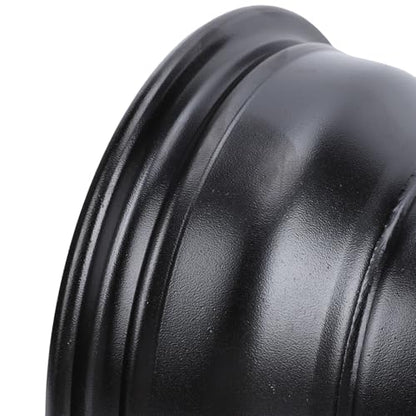18X9.50-8 ATV Wheel Rim, 8 Inch Black Paint Coating High Strength Steel Rear Wheel Rim Hub with 4 Bolts Holes for Go Kart Quad Dirt Bike Ride On Mower