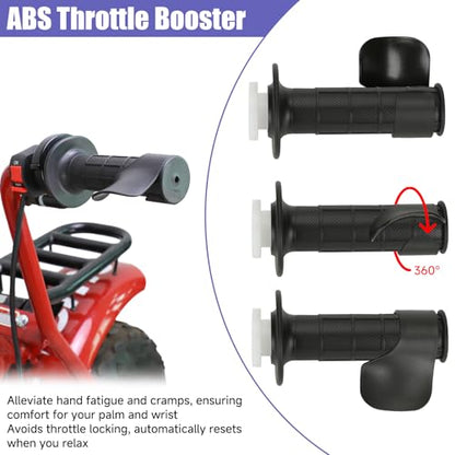 Mini Bike Brake Lever Kit with Throttle Assembly for CT200U CT100U - color: Red
