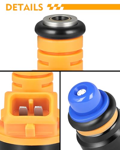 Fuel Injectors Fit For:-Ford Expedition 1997-2002, Excursion 2000-2005, F150 F250 F350 E150 E250 E350 Bronco, For:-Lincoln Navigator Town Car, 4.6L 5.4L 5.0L 5.8L 0280150943 (8 Pack) - size: 0280150943(8)