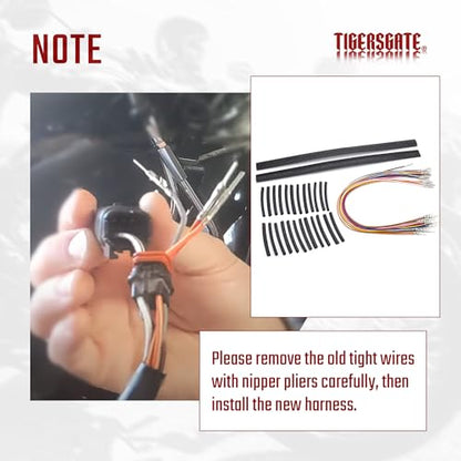 for 1996-2006 Touring 14"-16" Apes CAN-Bus Switch Control Wires - style: 10"&12"