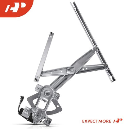 A-Premium Front Driver Side Power Window Regulator with Motor (2-Pin) - style: Front Driver