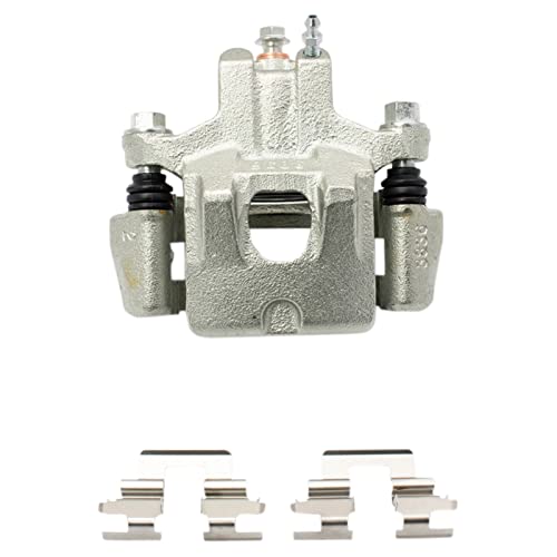 TRQ Rear Brake Pad and Rotor Set Ceramic Solid Rotors Calipers - style: BKA14427
