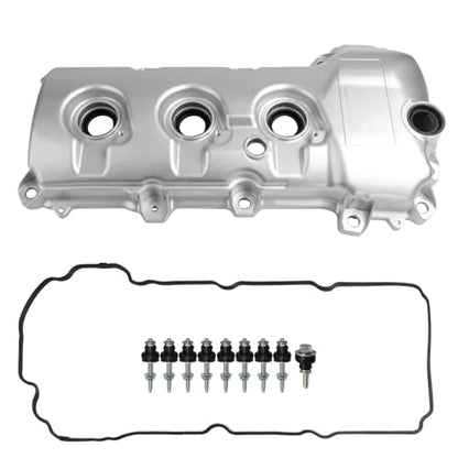 Engine Valve Cover Right Side Compatible with 2007-2012 Ford Edge Flex Fusion Taurus X Lincoln MKS MKT MKX MKZ Mercury Milan Sable 3.5L V6 Replace 7T4Z6582F - size: Right side