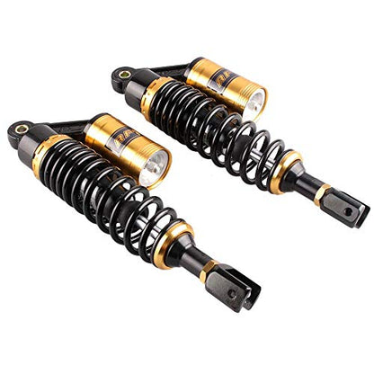 Zhisheng 2pcs 320mm ATV Shock Absorbers Nitrogen Suspension Universal for HONDA for Suzuki for Yamaha for Kawasaki ATV Go Kart Quad Dirt Sport Bikes