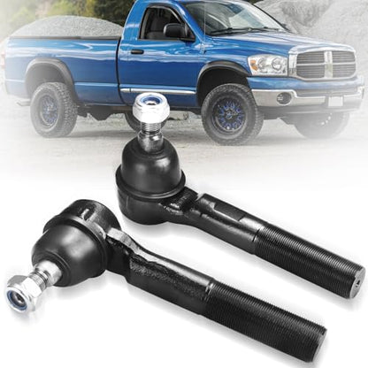 2pc ES3624 ES3625 Front Outer Tie Rod End Compatible with Dodge 2003-2008 Ram 1500 2500 3500,Compatible with Jeep 2007-2018 Wrangler JK - size: ES3624 ES3625