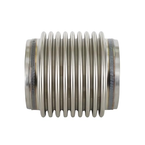 2.5" ID Exhaust Flex Bellows T304 Stainless Steel Length 3" Flex Joints and Connectors - size: 2.5" X 3"