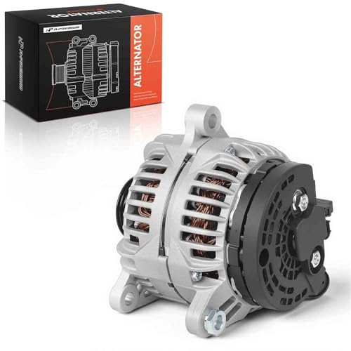 A-Premium Alternator, 12V 132A 6-Groove Pulley CW, Compatible with Jeep