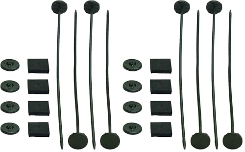 Derale 13001 Insta-Mount Rods/Pads-Plastic Nylon Cooler Mounting Kit (Pack of 2) - size: Stock (Pack of 2)