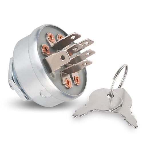 BlueStars 103-0206 Ignition Switch 3 Positions 6 Terminals - for Exmark - size: 103-0206 - 6 Terminals