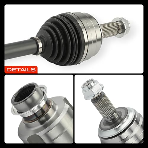 A-Premium Set of 2 Front CV Axle Shaft Assembly - style: Front Driver and Passenger Side
