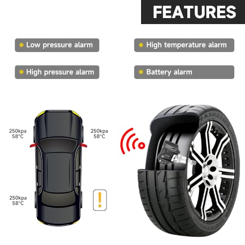 4pc 433MHz TPMS Sensors for Land Rover Jaguar GX63-1A159-AA