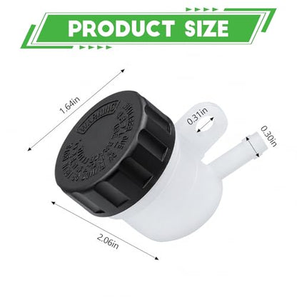 Mikako Brake Fluid Reservoir, Motorcycle Rear Master Cylinder Clutch Tank