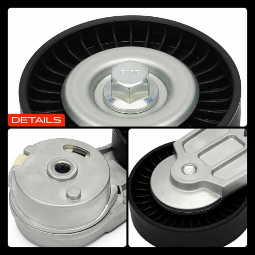 A-Premium Belt Tensioner Assembly with Pulley Compatible with Chevrolet