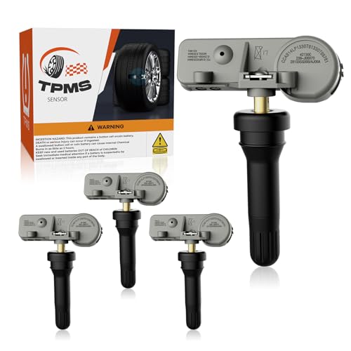 TPMS Sensor, GM 315MHZ Pre-Programmed Tire Pressure Sensors 13581558 4PCS