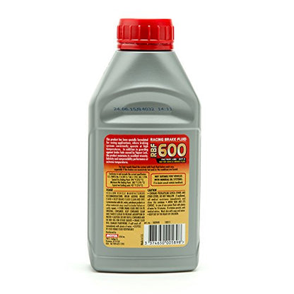 Motul Powersports (5 Pack) 100949 RBF 600 DOT 4 100% Synthetic Factory Line Racing Brake Fluid with Premium Motul Sticker (5)