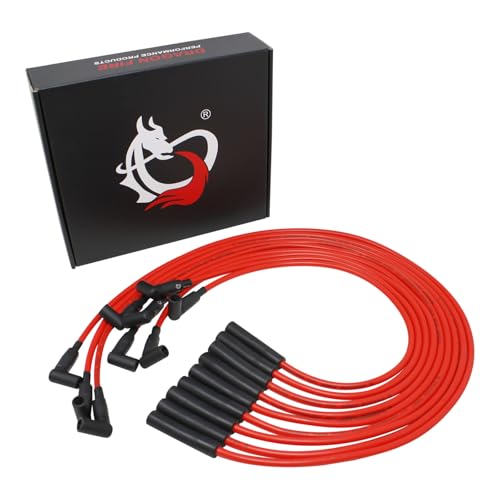 AIP Electronics Dragon Fire Race Series High Performance Ignition Spark Plug Wire Set Compatible with 331 365 390 429 472 500 Buick Nailhead 400 401 425 OEM Fit PWJ136