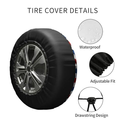 American Eagle Spare Tire Cover Waterproof Sun Protection Fit 16 Inches - color: Eagle, size: 16 inch