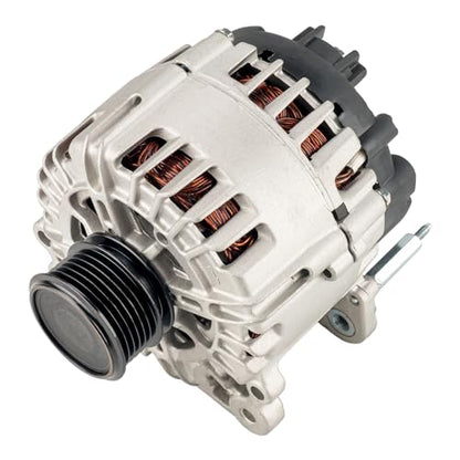 KAC 13853N Alternator 120Amp Compatible with Beetle 1999-2006, 2010, Jetta 1999-2005, Golf 1999-2006, TT 2000-2006, TT Quattro 2004-2006 - size: 13853N