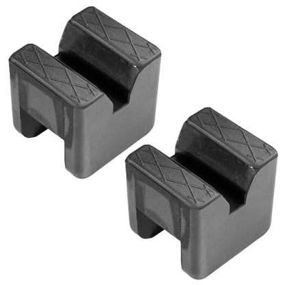 Car Jack Stand Pad Rubber Universal Lift Pads Slotted Floor Adapter Repair Tool Frame Rail Pinch Weld Lifting Support Protector 3 Ton - size: 3Ton & 2Pcs
