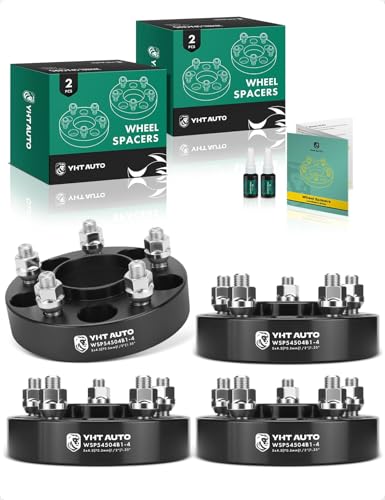 YHTAUTO 5x4.5 Hub Centric Wheel Spacers 1.25 Inch for Ford, Lincoln - size: 1.25 Inch Thickness, style: 4 PCS