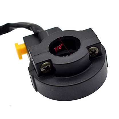 Twist Throttle and 36" Cable Handle Grip Kill Switch Set for 7/8" 22mm Handlebar 49cc 66cc 80cc Engine Motorized Bicycle Push Bike