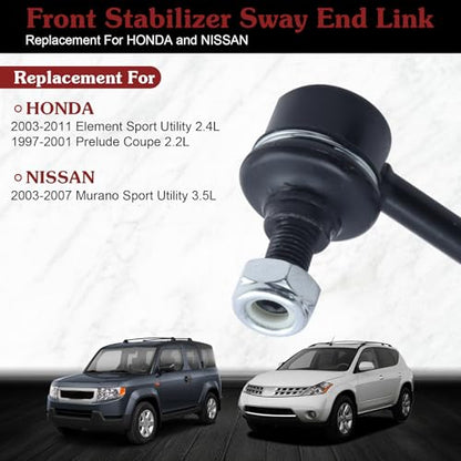 2* K80465 K80466 Rear Sway Bar Link - Restore Rear Stability - color: 1*K80465 1*K80466, size: Sway Bar Link